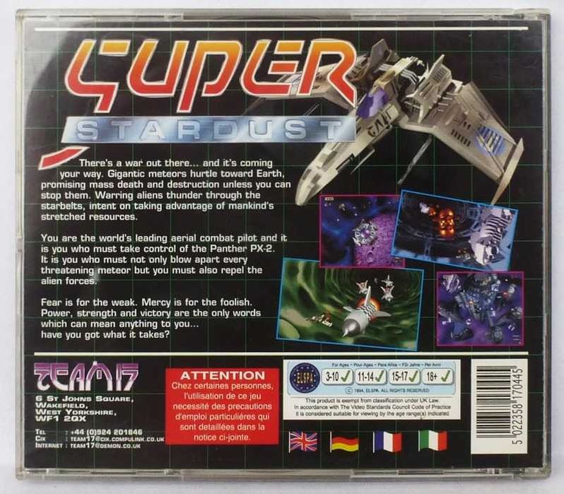 SUPER STARDUST gra Amiga CD32 A1200