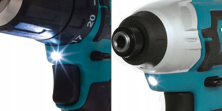 Zestaw Elektronarzędzi 12v Combo Makita Clx224x Wkrętarka Zakrętarka