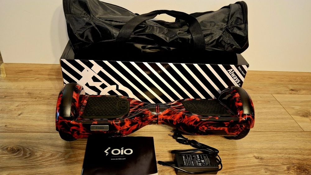 Deskorolka elektryczna NOWA OiO  800W duży zasięg koła metalowe