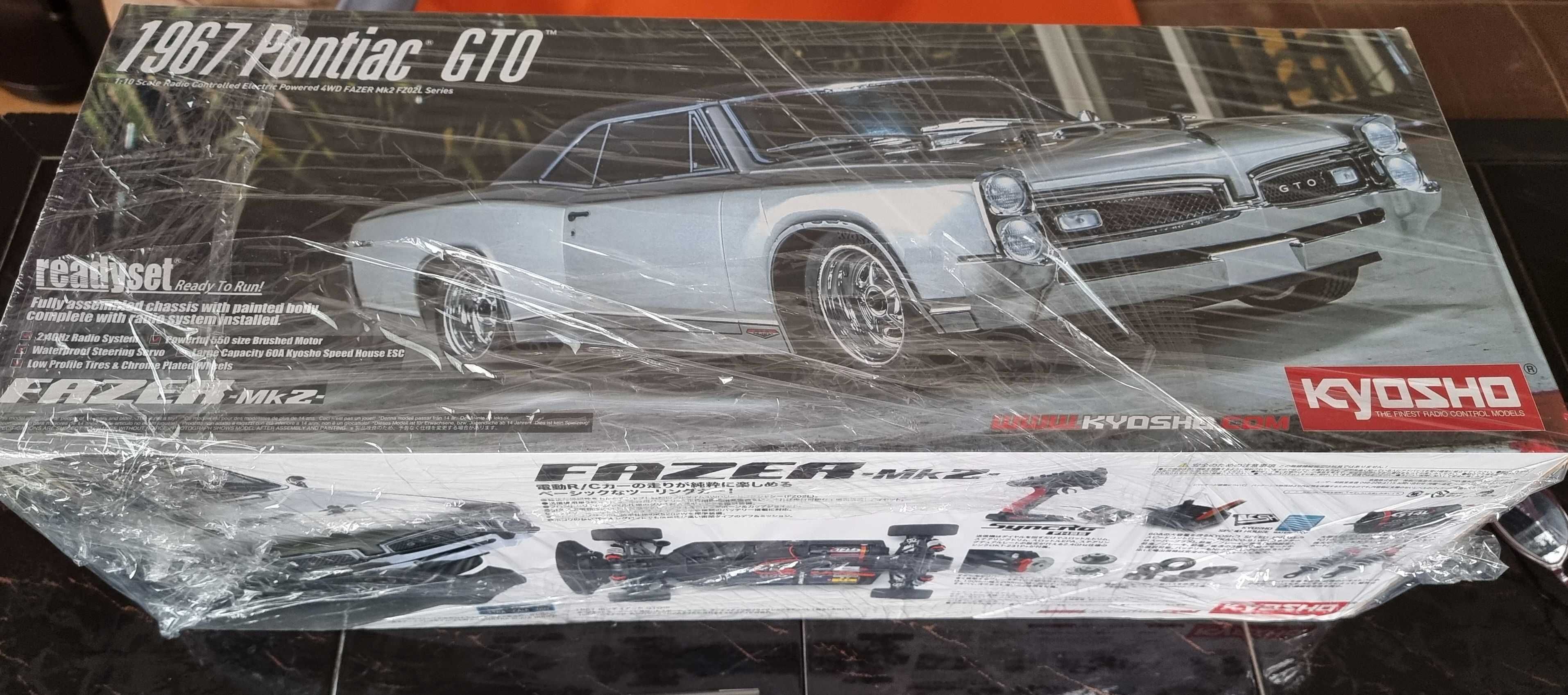 Pontiac GTO 1967 RTR skala 1:10 4WD KYOSHO Oświetlenie.Fabr Nowy