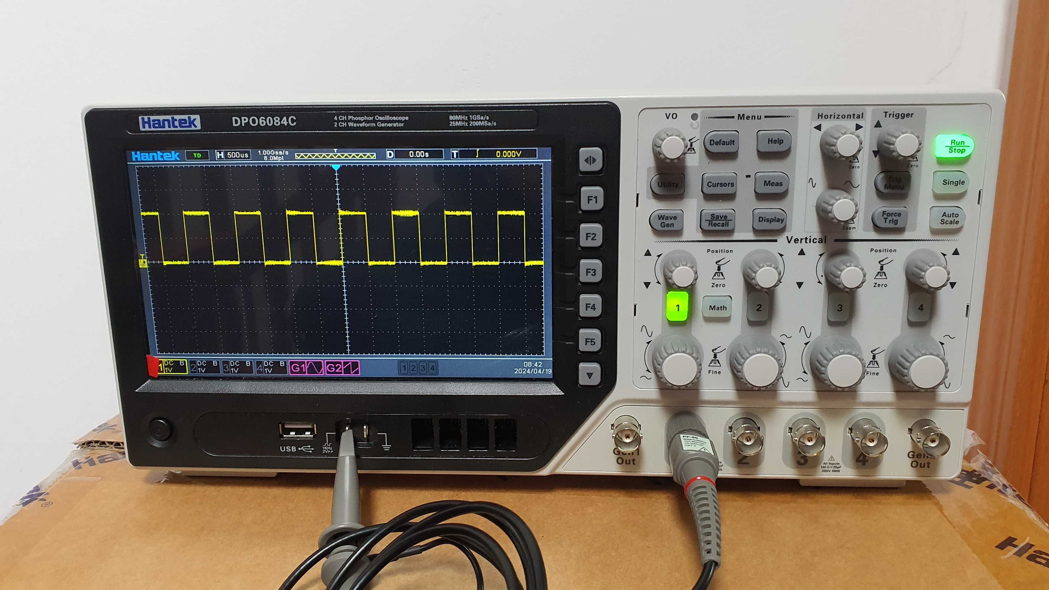 Oscyloskop cyfrowy Hantek DPO6084C