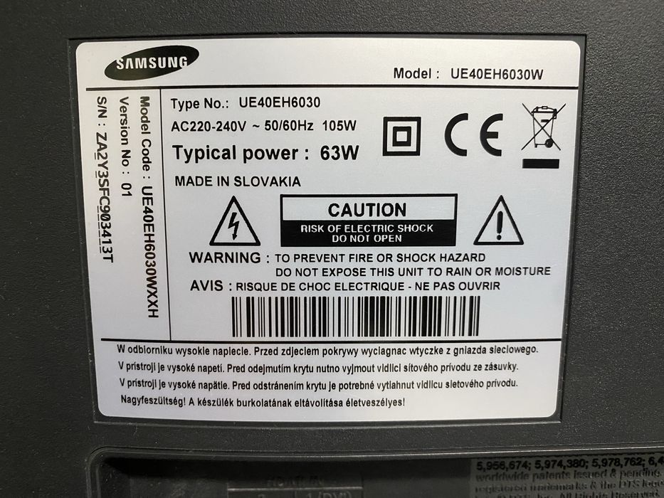 Telewizor 3D Samsung 40 cali