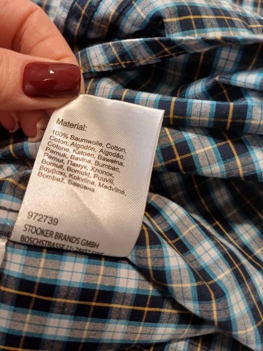 Męska koszula w kratę Hero rozm 2XL .