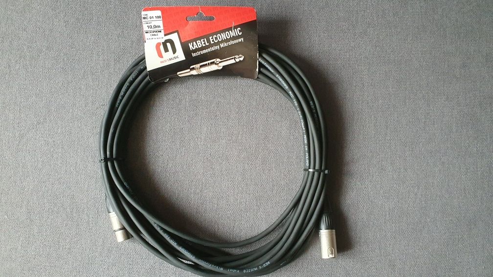 Przewód kabel mikrofonowy XLR Red's 10m MC01100
