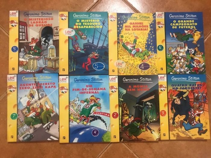 Livros Geronimo Stilton