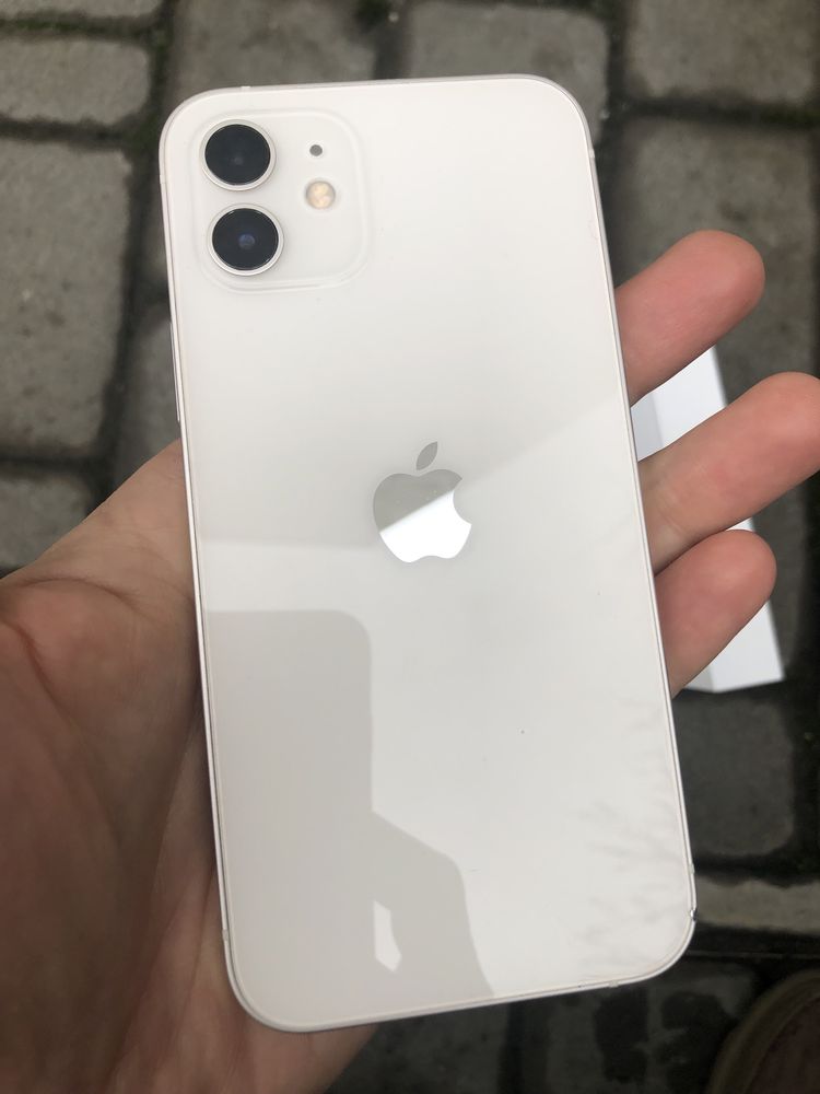 Apple Iphone Айфон 12 64GB White 100% Аккум под Rsim