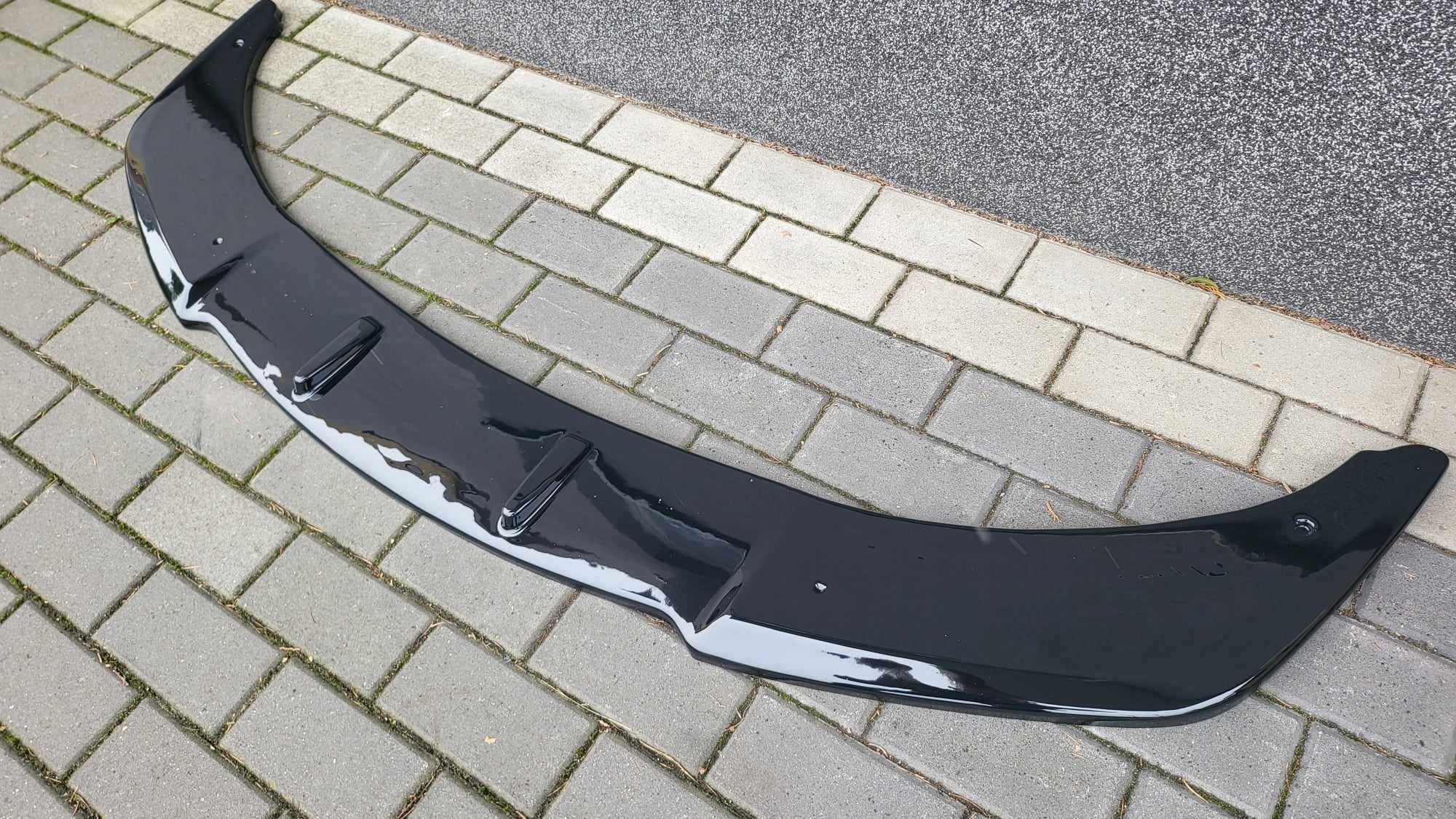 SPLITTER czarny połysk BMW 6 F06 F12 F13 zderzak M-PERFORMANCE 13-15