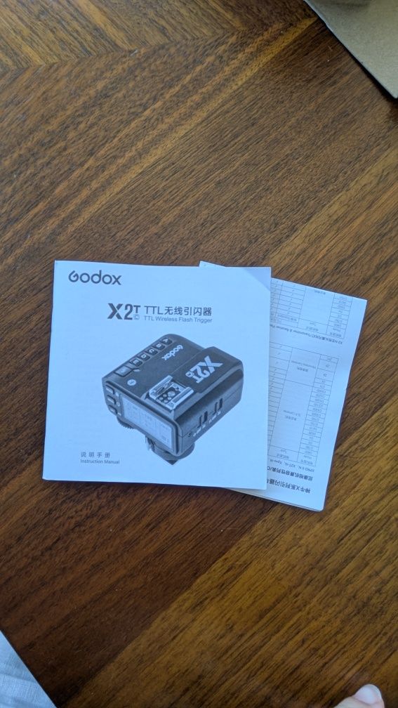 Godox X2T- C transmissor de Flash sem fios Canon