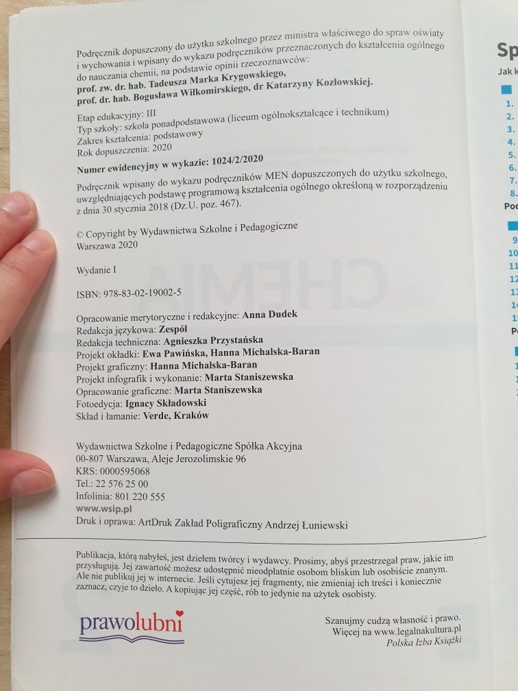 Chemia 2 WSIP podręcznik