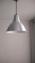 Lampy metalowe srebrne Ikea lampa wisząca 2 sztuki