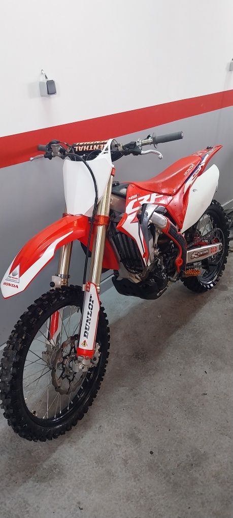 Honda crf450r 2017 com kick e start eléctrico