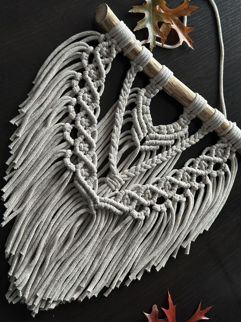 Makrama Handmade Styl Boho Przytulne wnętrze Rękodzieło