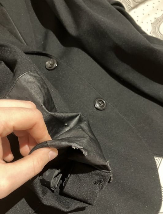 czarny żakiet marynarka ze skórzanymi wstawkami 42 s.Oliver