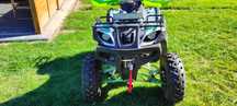 Quad atv 250 KXD z wyciągarką, pług +łańcuchy na koła