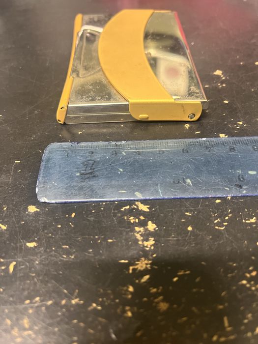 Визитница из металла хромированная