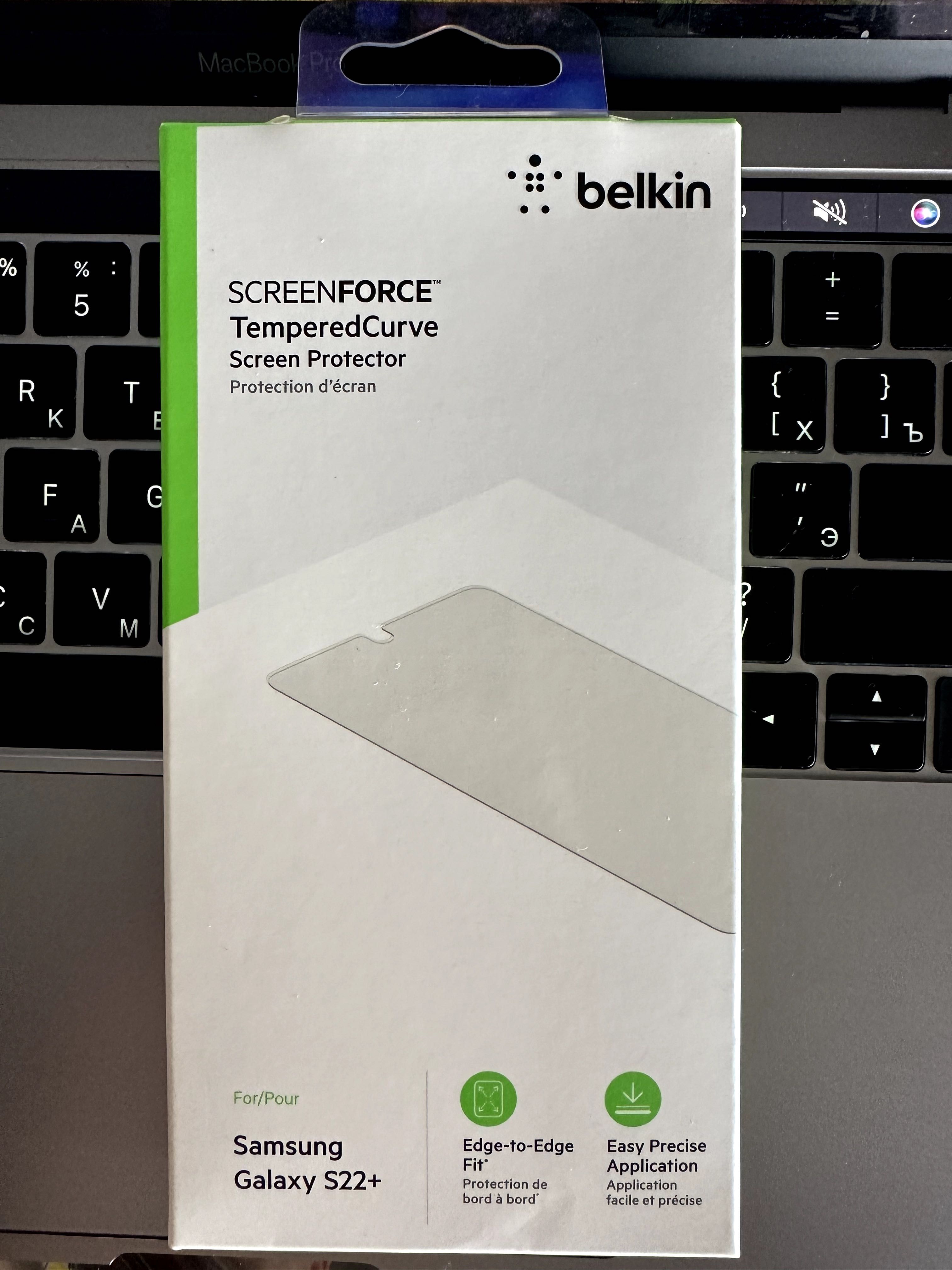 Protetora de Ecrã Belkin Temperedcurve para Samsung Galaxy S22 +