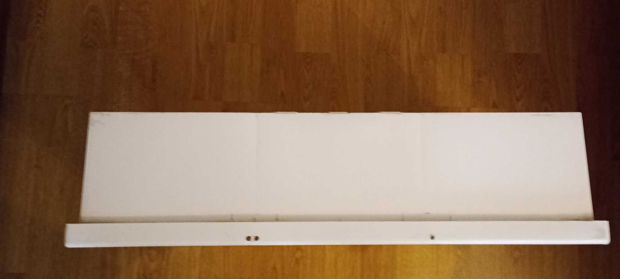 szafeczka łazienkowa Leroy-Merlin z lustrem plastik biała