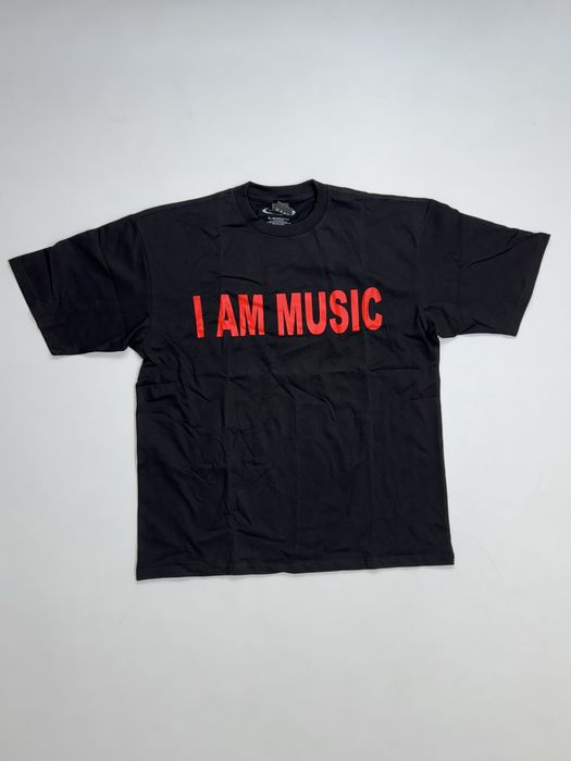 футболка Playboi Carti I Am Music red logo