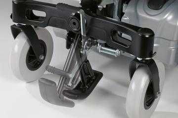 składany elektryczny wózek inwalidzki do 127 kg regulacje i ustawienia