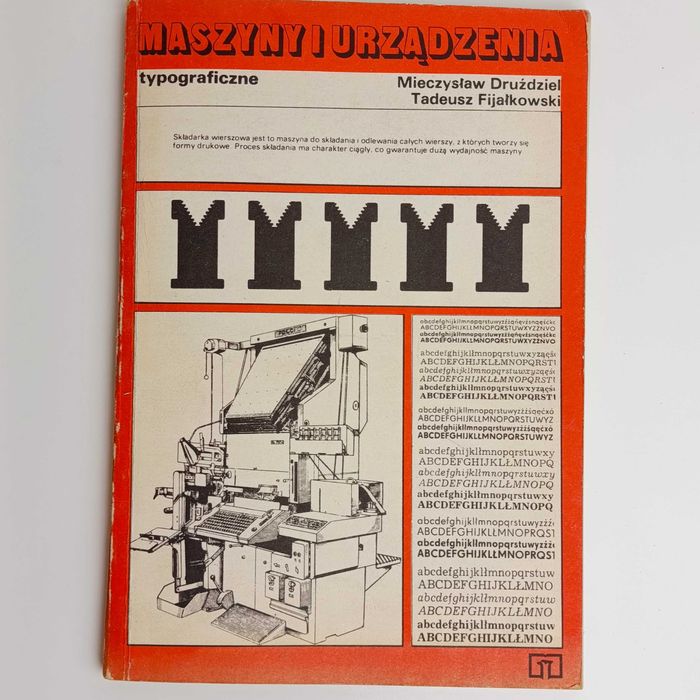 Maszyny i urządzenia typograficzne Dzuździel Fijałkowski Poligarfia