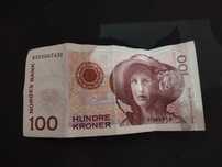 Korona norweska stary banknot