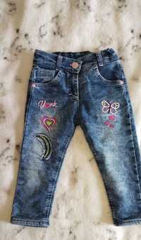 Дитячі утеплені джинси на 2 роки