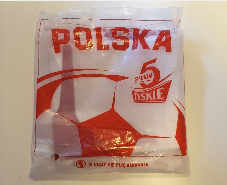 Flagi Polski Tyskie nowe 2 szt