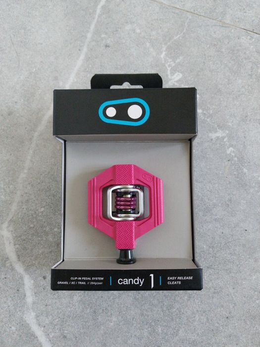 Pedały wpinane rowerowe Crankbrothers różowe