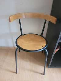 Krzesło metalowo-drewniane Ikea