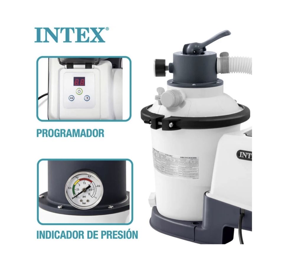 Depuradora de areia INTEX Krystal Clear 3.500l/h