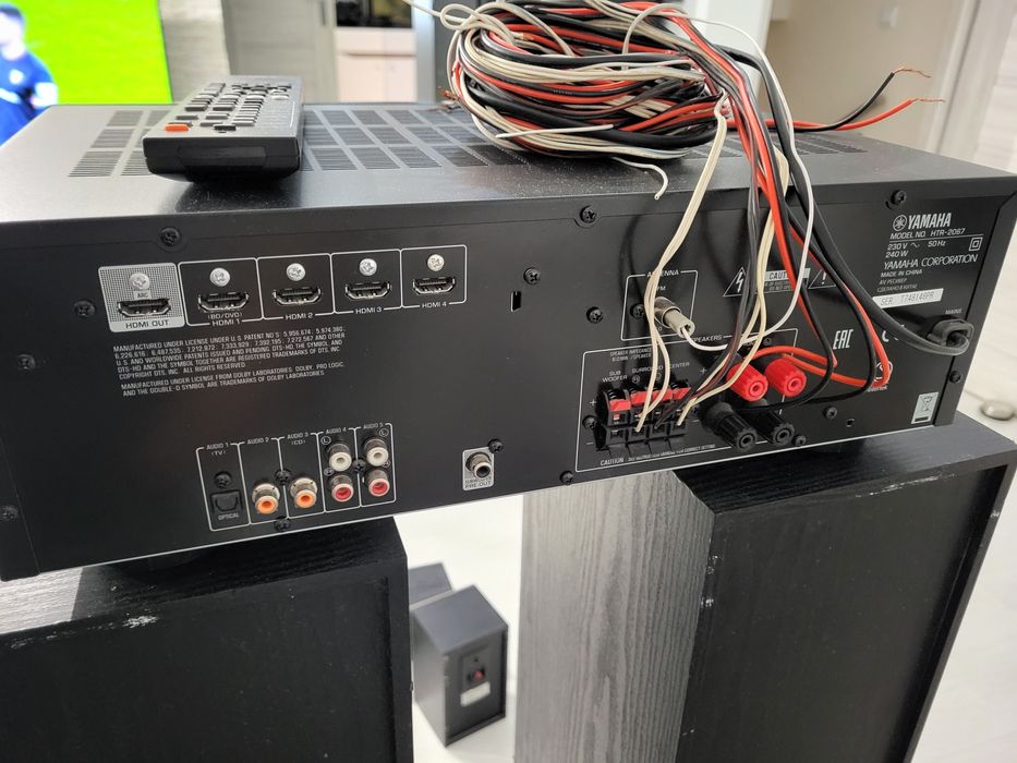 Kino domowe Yamaha dobry dźwięk,mocny bas,