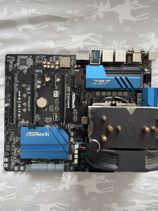 Płyta główna ASROCK,  Intel core i7 4790k, 32gb ram