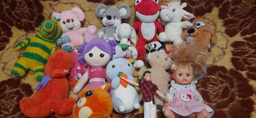 Детские мягкие игрушки бу