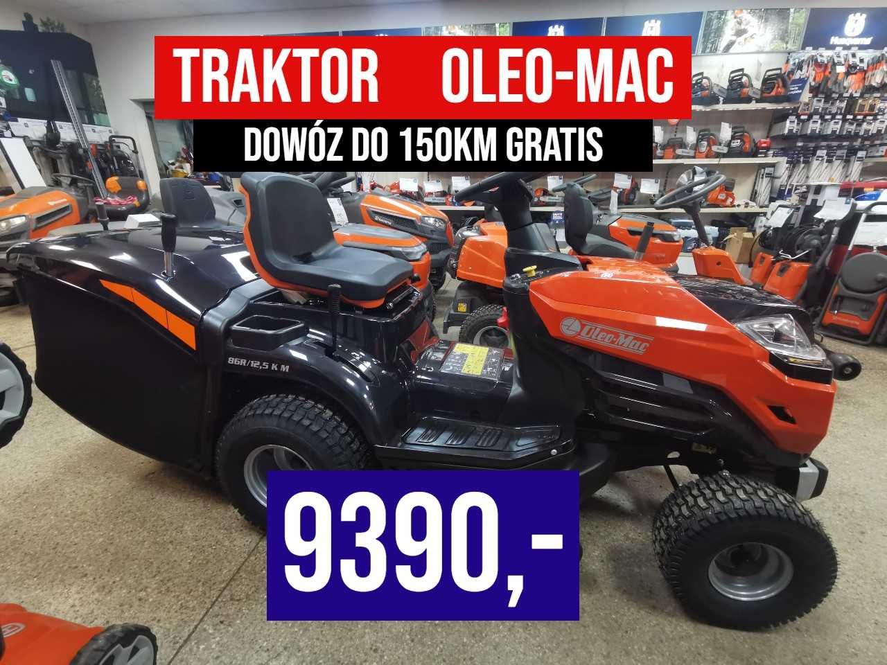 Traktor Kosiarka Oleo-Mac 86R/12.5 Raty % Nowy Gwarancja Dowóz  GRATIS