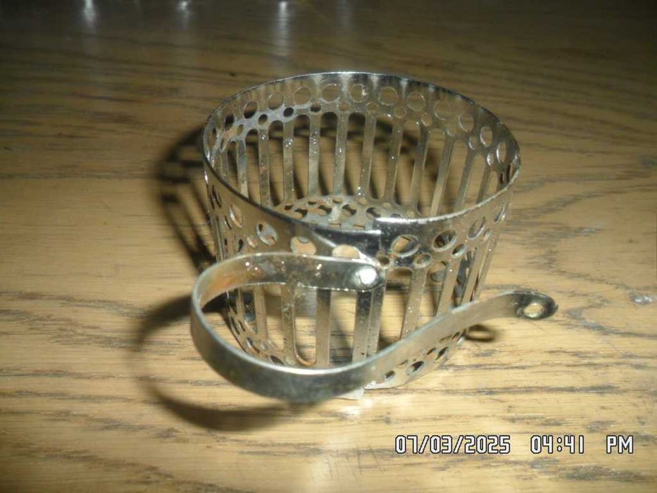 Koszyczek do szklanki PRL, 1 sztuka, uszkodzone