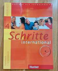Schritte international 4: Kursbuch und Arbeitsbuch mit Audio-CD