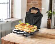 NAJNOWSZY Opiekacz Tefal 700W Do Kanapek TRÓJKĄTNE Tosty Wskaźniki