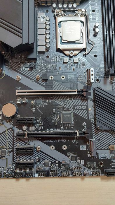 Материнська плата MSI Z490-A Pro (s1200, Intel Z490, PCI-Ex16)