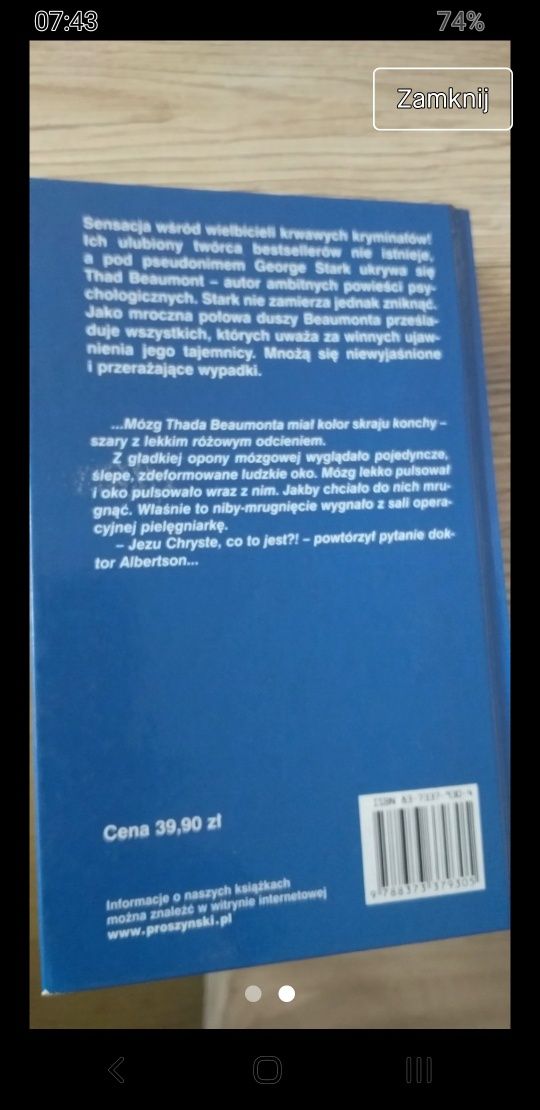 Stephen King Mroczna Połowa