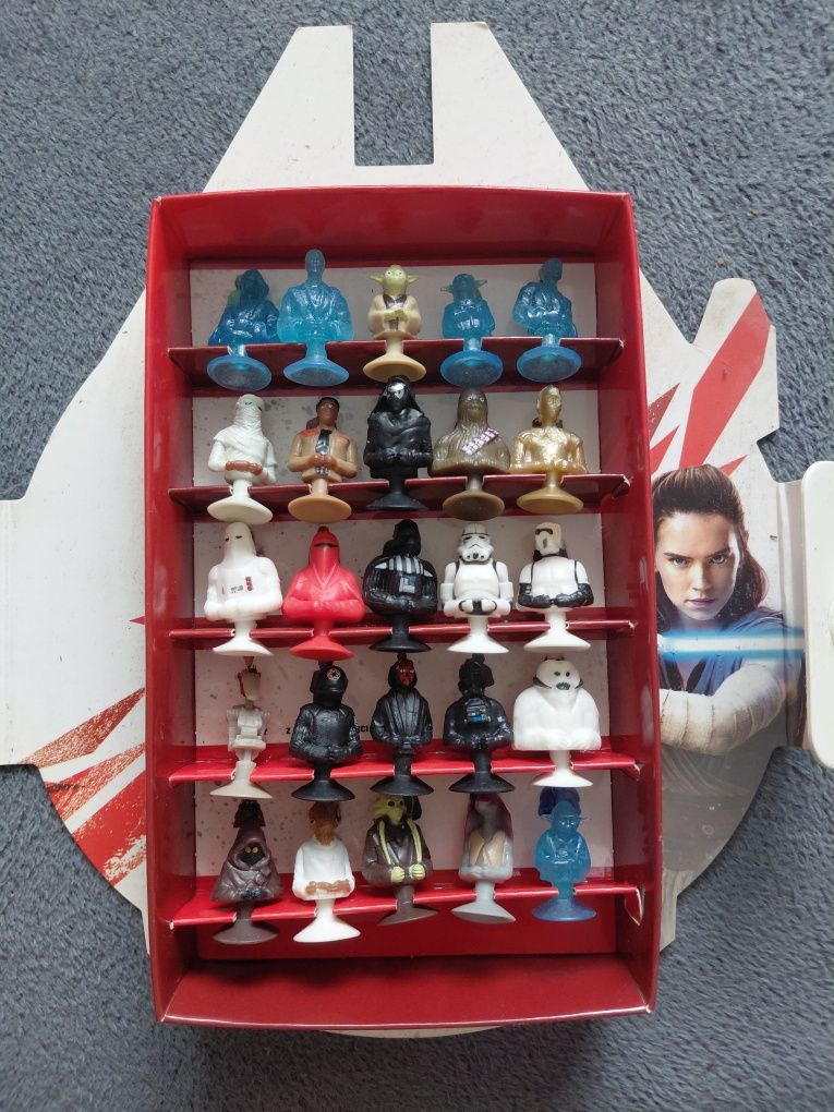 Figurki star wars z lidla cala kolekcja + powtórki