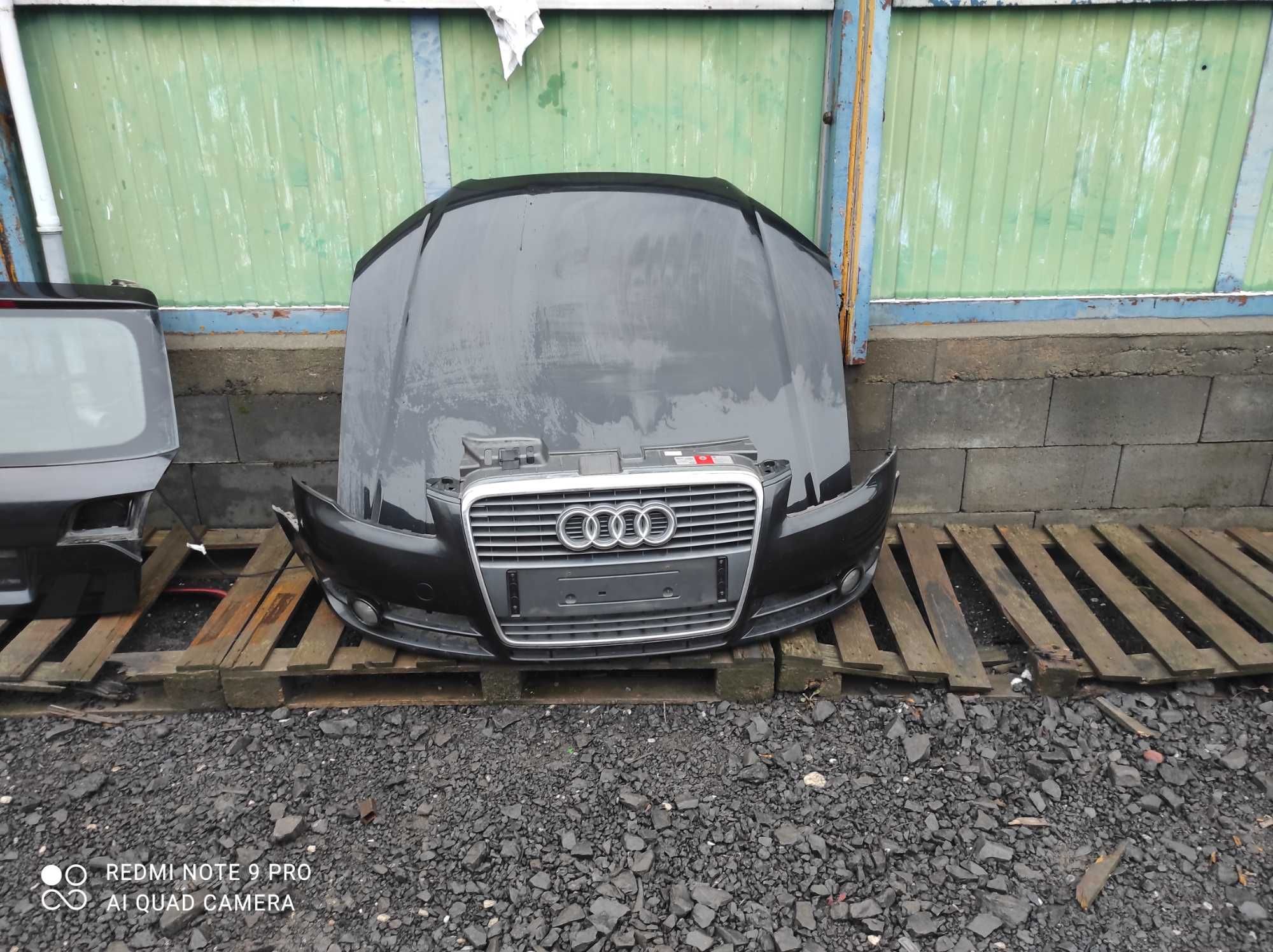 Audi a4 b7 LZ9Y maska zderzak wzmocnienie lampy w kolor