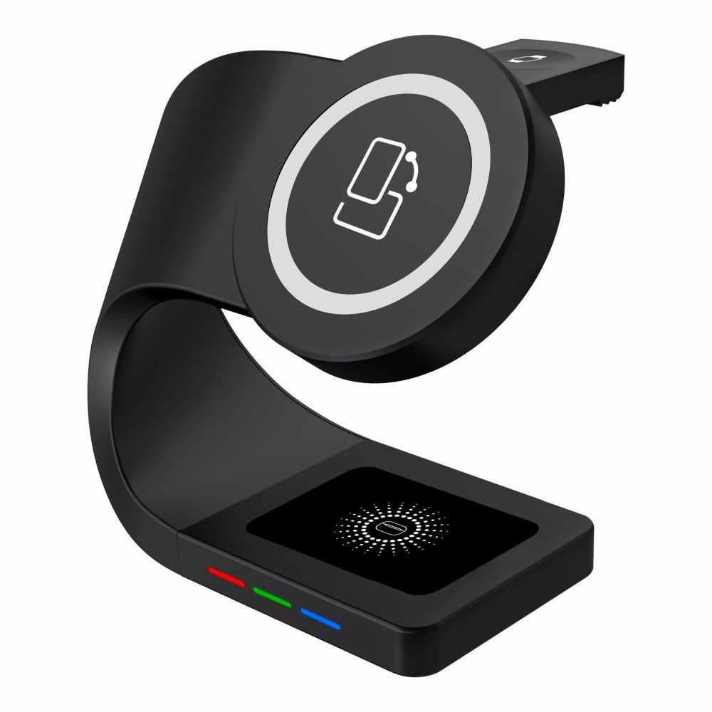 Wireless Charger бездротова безпровідна зарядка 3 in 1 Y36 MagSafe