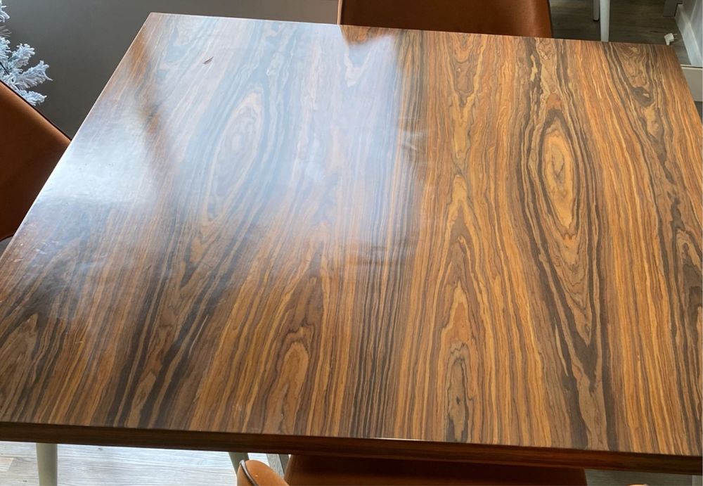 Mesa pau ferro alto brilho quadrada 1,50x1,50