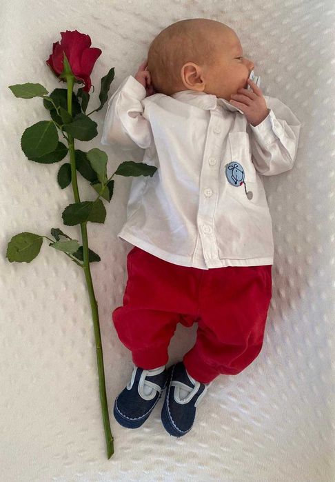 Name It body na ok. 50-56 cm, 0-1m b. db. - stan dla małego eleganta