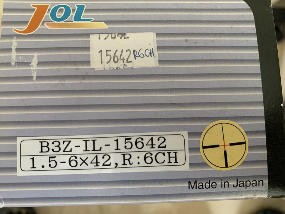 Прицел HAKKO 1.5-6-42, R:6CH Japan Optics (япония)