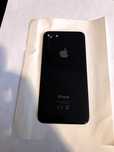 Klapka baterii iPhone 8 / SE 2 / SE 3 – czarna, z szkiełkiem kamery