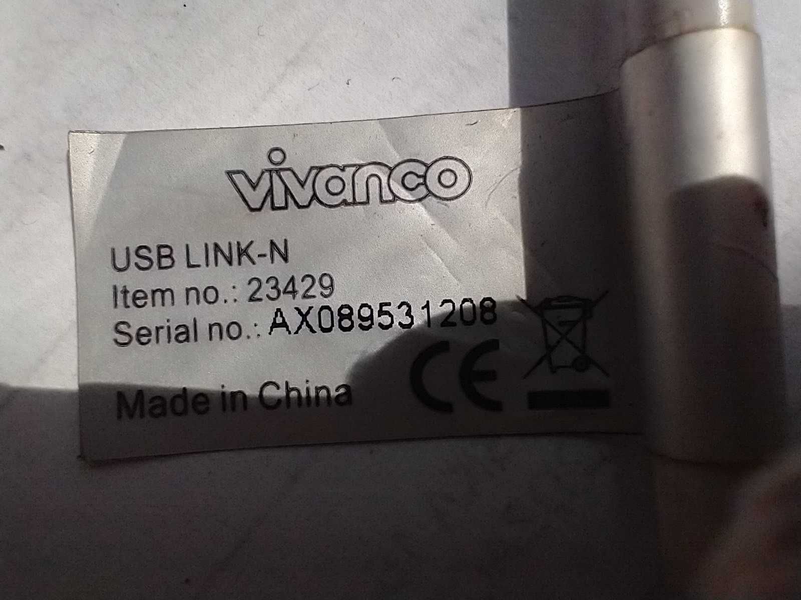 Przejściówka N- link- N USB-USB  Vivanco . połacz komputery przez USB