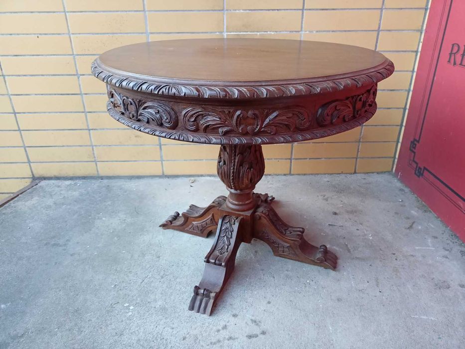 Mesa Apoio Castanho Velho