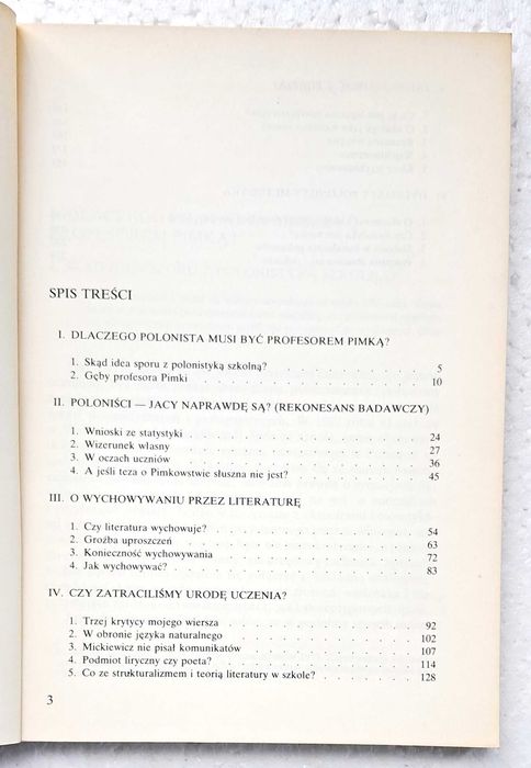 Spór z polonistyką szkolną. Stanisław Bortnowski. Bestseller. UNIKAT