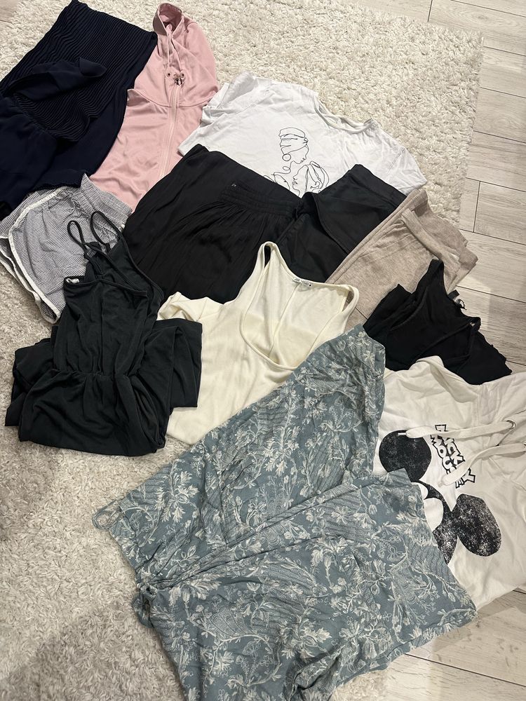 Zestaw firmowych ciuchow zara m/l